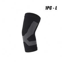 1pc Compression Elbow Sleeve, Elbow Support Brace For Basketball, Tennis And Fitness Exercising - Black - View 11