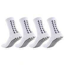 2 Pairs Soccer Socks - Mid-Calf Grip, Sweat-Absorbing, Durable, Terry Cushioned Sports Socks Suitable For Football, Cycling, Climbing And Running - Multicolor - View 12