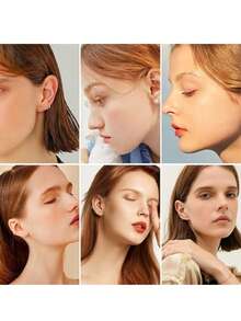 CIZME Joyería para piercings de 16G: Pendientes Rook, Anillos de Ceja, Anillos de Labio de Acero Inoxidable, Aro de Cartílago, Pendientes Rook Daith, Tragus y Piercing de Body con Barra Curva Cubierta de CZ, Anillos de Ceja de 16G, Barra Curva, Anillos de Ceja, Piercing de Superficie Daith y Tragus - Plateado - Ver 4