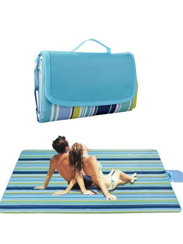 1 Piece Of Picnic Mat, Beach Mat, Outdoor Waterproof And Moisture-Proof Mat, Thickened, Foldable, Spring Outing Picnic Beach Camping Mat, Picnic Cloth, Suitable For Family Outdoor Travel