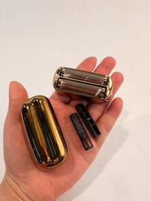 Kemei 科美KM-TX10原装刀片替换网罩1套电动剃须刀TX10维修配件剃须刀头配件