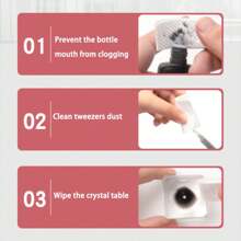Cotton Swab Cloth Cleaning, Glue Bottle Mouth Cleaning Paper Glue Cleaning Cotton Swab Nail Care Cleaning Sheet