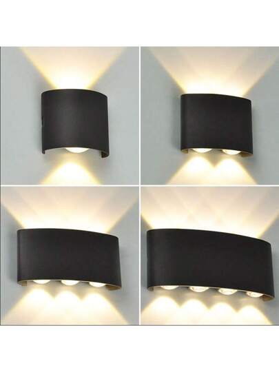 Multi Verlichting Source LED Wand Lamp, Up Down Lighting, Home Room Light, ation Wash AC85 265V, Balcony/Yard/Street/Garden/Porch/Room/Living Room/Kitchen/Bedroom/Hallway/Staircase/Attic/Shop/Exterior