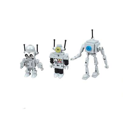 3pcs/Set Robot Style Mini Action Figures Brick Figures,Mini Figures Cartoon Bricks Action Toy, Collection Toys,Christmas Decor.