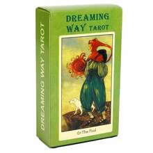 Juego de cartas Tarot de Mensajes del Ángel de la Guarda - Baraja de Tarot Oracle en inglés completa para adivinación, juego de entretenimiento familiar y lectura de la fortuna - Rey Waite - Ver 8