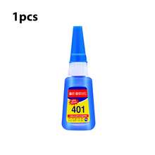 1/2pcs Super Glue, Strong 401 Adhesive, All-Purpose Fast Drying Glue For Plastic, Metal, Ceramic, Glass, Acrylic, Wood, Handcraft, High Temperature Resistant, Shoe Repair, Multi-Functional - Multicolor - View 11