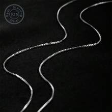 1 Piece | 925 Sterling Silver Cross Necklace, Women's Silver Cross Necklace, Chain Length 16+2 Inches, Italian Simple Fashion Style Design, Shiny Silver, Exquisite Women's Jewelry, Jewelry Pendant Stainless Steel Jewelry, Party Accessories, Bohemian Style, Elegant Style, Suitable For Women To Wear To Participate In Christmas Themes, Dances, Beach Parties, Teacher's Day Gifts, Renaissance Expo Gifts. (With Exquisite Gift Box) - Silver - View 5