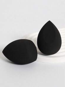 两件套美妆蛋套装，包含液体、膏状和粉状粉底液混合美妆蛋 - 黑色，不含乳胶，干湿两用，适合所有肤质。可用于化妆、家居装饰、梳妆台、旅行、卧室等场合。也可用于化妆配件、粉扑、美妆蛋、散粉扑、美妆海绵等。此外，它也是圣诞礼物、化妆品、化妆工具、平价好物、礼品、女士礼品、圣诞礼物、赠品、旅行必备品等。 - 黑色 - 查看 5