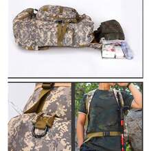 2025 Hottt New Arrivals:Hiking Backpack 75-100L Large Capacity Backpack Waterproof Outdoor Camping Sports Backpacks Travel Backpack Camping Mountaineering Outdoor Sports Backpack Camouflage Men Women Cape Backpack(75L) EU Green (Green 1)Green (Green 1) - Bildfarbe - View 5