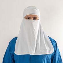 Plain Industrial Diving Helmet With Cap - 白色 - 查看 1