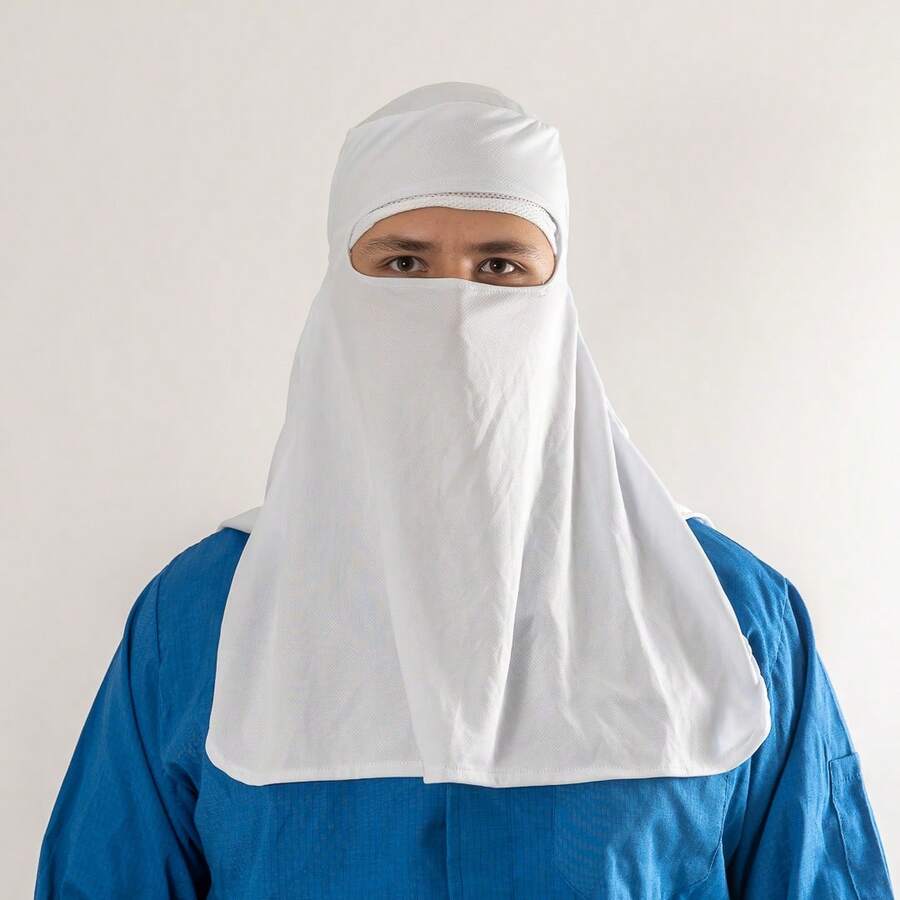 Plain Industrial Diving Helmet With Cap - 白色 - 查看 1