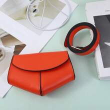 Minimalist Belt Waistpack Women's Fashion Ins Fashion Mobile Phone Bag Mini Small Bag Belt Black Street Fashion