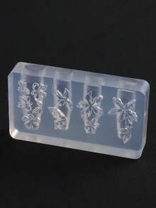 1 件浮雕花朵指甲雕刻模具 3D 百合芙蓉花瓣图案设计板冰花设计模板 DIY 美甲脱模工具配件、美甲用品、美甲工具、美甲工具、返校、指甲、按压指甲的美甲工具