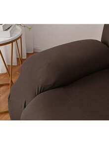 4-Trozo Funda Sofá Reclinable Elástica Y Dividida,Funda para Sillon Impermeable,Antideslizante.Elástico y Lavable - Café integral - Ver 9