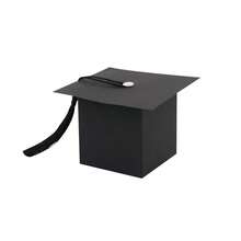 1/6/10pcs European Style New Graduation Cap Gift Box, Ceremony Party Wedding Favor Candy Boxes - Multicolor - View 19