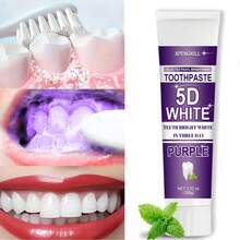 XPENGKILL 1支装 5D 紫色美白牙膏 白色 旅行装 - 紫色 - 查看 6