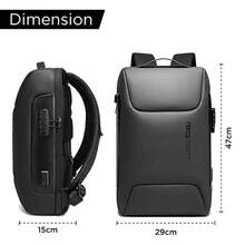 Anti-Theft Backpack – Sleek, Secure, And Designed For Modern Life - Grey - View 5