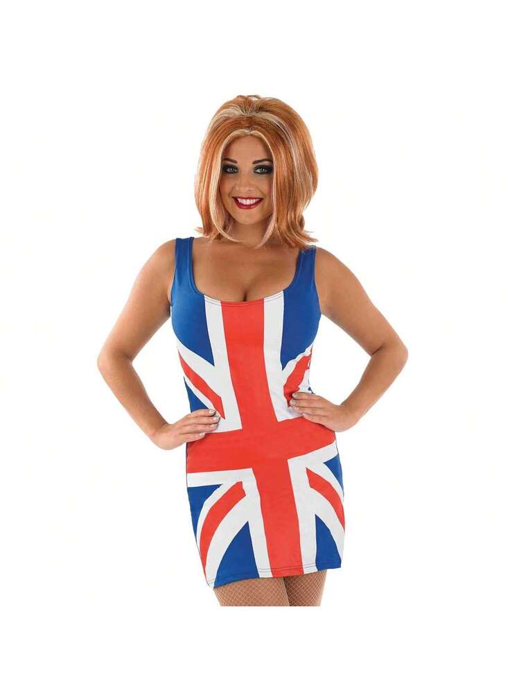 union jack bodycon dress Union Jack Bodycon Dress | British Flag Fitted Dress