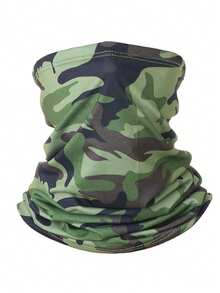 1 件装多用途头巾骑行围巾骑行头巾男女颈罩防晒冰丝户外钓鱼徒步头饰面罩