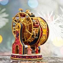 Rotary Ferris Wheel Resin Music Box, Decor Ornament, Gift For Birthday, Holiday, Anniversary
