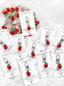 1/5/10 Peças Delicado e Fofo Chaveiro Pendente de Flor, Morango, Cereja, Maçã, Coração, Charme e Acessório da Moda para Bolsa, Presente Ideal para Festa, Natal, Aniversário, Ação de Graças para Mulheres, Decoração DIY de Carteira e Bolsa no Estilo Y2K, Ótimo para Família, Amigos, Professores, Colegas de Classe e Parceiros