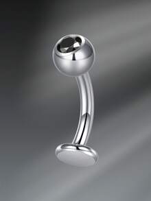 CIZME 8/10/12/14mm 14G Nhẫn rốn nổi Nhẫn rốn phẳng Nhẫn rốn phẳng Trang sức xỏ khuyên rốn nổi Nhẫn rốn bằng thép titan G23 Nhẫn rốn phẳng Trang sức xỏ khuyên, Nhẫn bụng dài Nhẫn rốn có ren trong Trang sức xỏ khuyên bụng không gây dị ứng cho cơ thể nam nữ Khuyên rốn dạng thanh tạ - Bạc - Xem 13