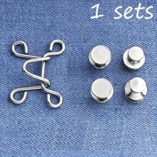 1 Sets Of Waist Collection Artifact Jeans Waistband Adjustment Small Fixed Button Pants Waistband Tightening Button Size Adjustment Button Waist Buckle