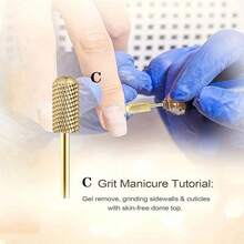 1/3 件套指甲抛光钻头、指甲钻头、指甲抛光清洁刷、丙烯酸凝胶修脚液、指甲抛光工具、美甲修脚修甲工具