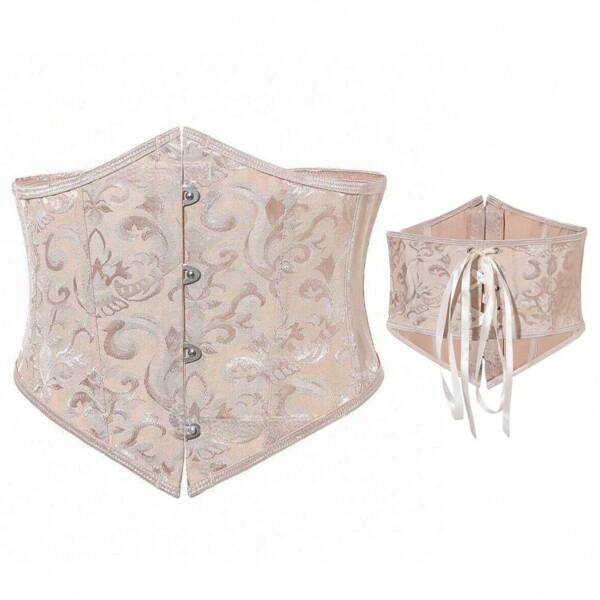 1 pieza Corset de estilo europeo para mujer, entrenador de cintura para uso diario, correa de corset para vestido, entrenador de cintura que da forma a la cintura para adelgazar la cintura y control del abdomen