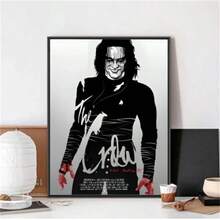 1 Pc Optional Frame Posters Wall Arts Pop Movie B-THE R-CROWS Poster Poster Club Bar Paper Vintage Poster Wall Art Painting Bedroom Study ,Wall Art With Frame - Multicolor - View 13