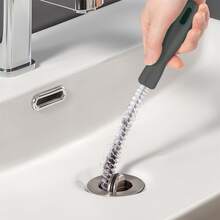 1/5/10 piezas Cepillo de limpieza de tuberías, cepillo limpiador de desagües de pelo de baño, herramienta flexible para eliminar obstrucciones de desagües: cepillo de limpieza para uso en baño, cocina y sanitario Volver al colegio