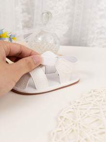 Fashionable Infant Breathable Comfortable Non-Slip Flat Sandals - White - View 6