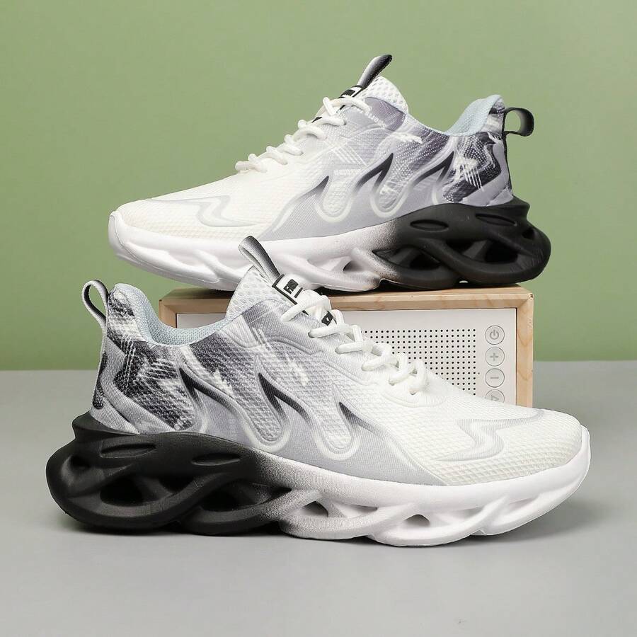 أحذية الجري خفيفة الوزن مع نعل مبطن ومضفر ، موسم جديد