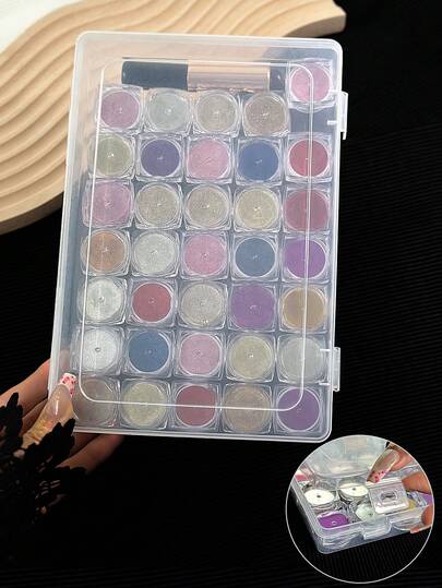 Large Size Empty Makeup Storage Display Box, Nail Art Glitter Rhinestones Organizer Bag,Room Decor, Bags,Makeup Bag,Vanity,Travel,Make Up Bag,Travel Essentials,Organizer,Storage,Travel Essential,Makeup Organizer,Makeup Bags,Make Up Organizer,Organiser,Toiletry Bag,Desk Organiser,Cosmetic Bag,Makeup Pouch,Make Up Organize,Vanity Accessories,Make Up Pouch,Make Up Bags,Jewellery Box,Pouch,Makeup Brush Holder,Brush Holder,Perfume Organiser,Pouch Bag,Gifts For Women,Christmas Gifts,Gift Ideas For Women,Room Decor