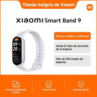  Oficial | Xiaomi smart Band 9, Hasta 21 días de duración de la batería, Más de 150 modos de deporte, Monitorización total actualizada del sueño
