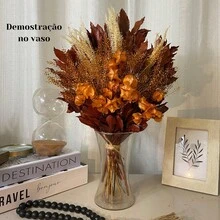 Bouquet Of Dried Flowers For Rustic Decoration - Nhiều màu - Xem 4