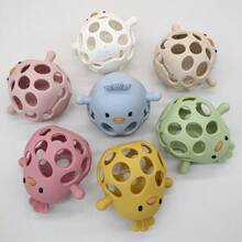 1pc Silicone Hollow Chicken Baby Teething Toy - Multicolor - View 6