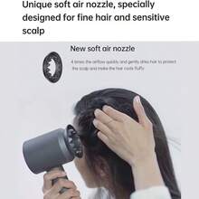 Dyson Supersonic HD03  Fast Drying Hair Styler Hair Styling Pro With Intelligent HeatGuard Tech | Salon-Grade High-Velocity Ionic Airflow System | 4X Air Multiplier For Faster Drying & Scalp Care | 3 Speeds & 4 Temps + Cool Shot Button | Magnetic Attachments: Smoothing Nozzle, Volumizing Diffuser, Gentle Airflow Focus | 220V Powerful Motor 1600W For Frizz Control & Shine | Damage Prevention For Color-Treated/Thin Hair | Luxury Gift Set (Purple)​ - 查看 4