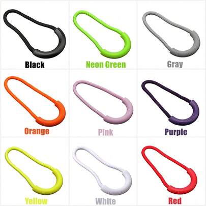 10 Pcs/Pack Zipper Pull Cord Mix Color Zipper Head Pull Puller End Fit Rope Tag Fixer Zip Cord For Garment Bags Accessory