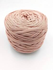 1pc 285g T-Shirt Yarn Ufilato Grosso Ncinetto Polyester Woven Fabric Knitting Yarn Crochet,DIY Yarn For Hand Knitting Elastic Fabric Crochet Cloth T Shirt Yarn, Tshirt Fabric Yarn For Beginners Cloth Yarn,Making Purses, Basket And Pocket Purse,
