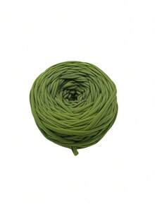 1pc 285g T-Shirt Yarn Ufilato Grosso Ncinetto Polyester Woven Fabric Knitting Yarn Crochet,DIY Yarn For Hand Knitting Elastic Fabric Crochet Cloth T Shirt Yarn, Tshirt Fabric Yarn For Beginners Cloth Yarn,Making Purses, Basket And Pocket Purse,