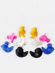 Tappi per le orecchie in silicone, tappi per le orecchie anti-rumore, tappi per le orecchie impermeabili per il nuoto, super riduzione del rumore, tappi per dormire, per il pisolino in ufficio, tappi per le orecchie anti-rumore per dormire, forniture per il pisolino, forniture per i viaggi - Set di tappi per le orecchie anti-rumore per dormire all'aperto e in dormitorio, forniture scolastiche, forniture per lo studio - Visualizzare 9