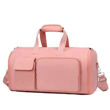 Large Capacity Travel Luggage Duffel Bag, Fashion Garment Bag, Multi-Function Clothing Storage Bag, Backpack/Handheld/Shoulder Versatile Travel Bag, Wet & Dry Separation Tote, Multi-Pocket Messenger Bag, Suitable For Travel, Business Trip, Etc. Bag For School School Accessories School Stuff