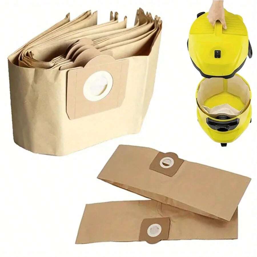 Vacuum Dust Bags For Karcher WD3 - Easy Install, Durable & Long-Lasting Replacement Parts, Canister Vacuum, Paper Dust Bags - Multicolor - View 1