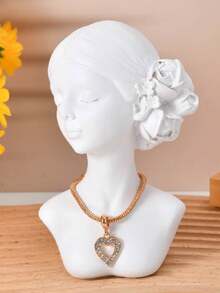 Girl Resin Sculpture Desktop Orenment Creative Crafts Gift Beautiful Girl Character Statue Home Decor - Multicolor - View 13