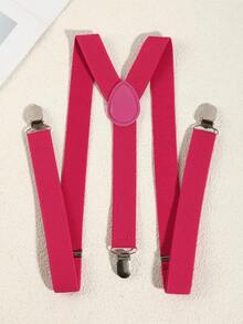 1pc Men's Fashionable Solid Color Elastic Y-Back Suspenders, Suitable For Casual, School, And Suit Wear Halloween Accessories, Halloween Costumes Autumn-Winter Accessories Halloween Costume,Suitable For Teens, Youth,Men,Casual, Outdoor, Athletic, Vacation, Graduation Gifts, Birthday, Daily Wear