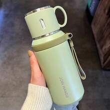 1pc Stainless Steel Insulated Water Bottle & Coffee Pot, Portable Outdoor Water Bottle, Multifunctional Coffee Cup Lid, Tea & Water Separation Insulated Cup Large Capacity 316 Stainless Steel Water Bottle With Lid For Men And Women, Suitable For Camping, Cycling, Office And Home - All Season Beverages, Perfect Birthday Gift Back To School - 1pc - View 10