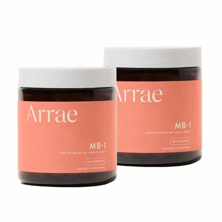 Arrae MB-1 Energy & Metabolism Capsules (60 Count) – Natural Blend With Green Tea Extract & Probiotics, Supports Gut Microbiome Balance - 2 chiếc - Xem 1