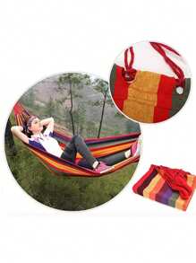 Portable Hanging Hammock Indoor Home Bedroom Hammock Lazy Chair Outdoor Travel Camping Swing Chair Thick Canvas Bed Hammocks