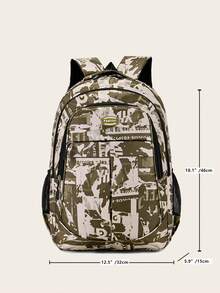 Shoulder Bag Men And Women Korean Version Of The Of High School Middle School College Students Schoolbag Camouflage Travel Computer Backpacks